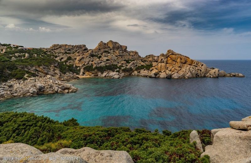 海滩风景撒丁岛图片