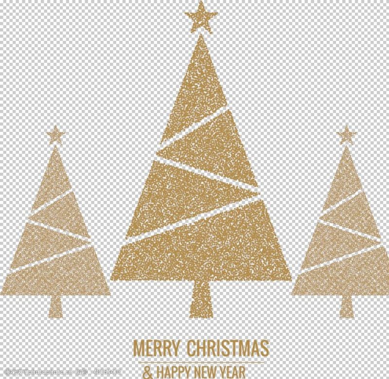 圣诞卡片圣诞树素材图片