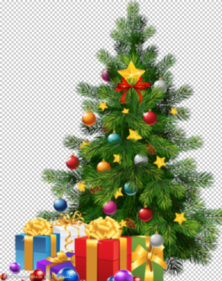 圣诞节矢量素材圣诞树素材图片