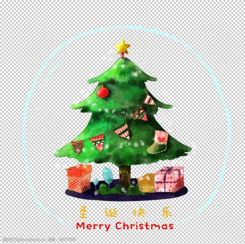 圣诞图片圣诞树素材图片