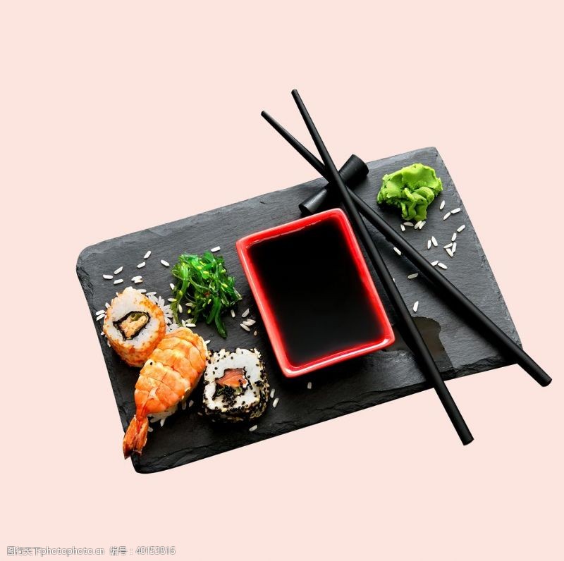 料理促销寿司图片