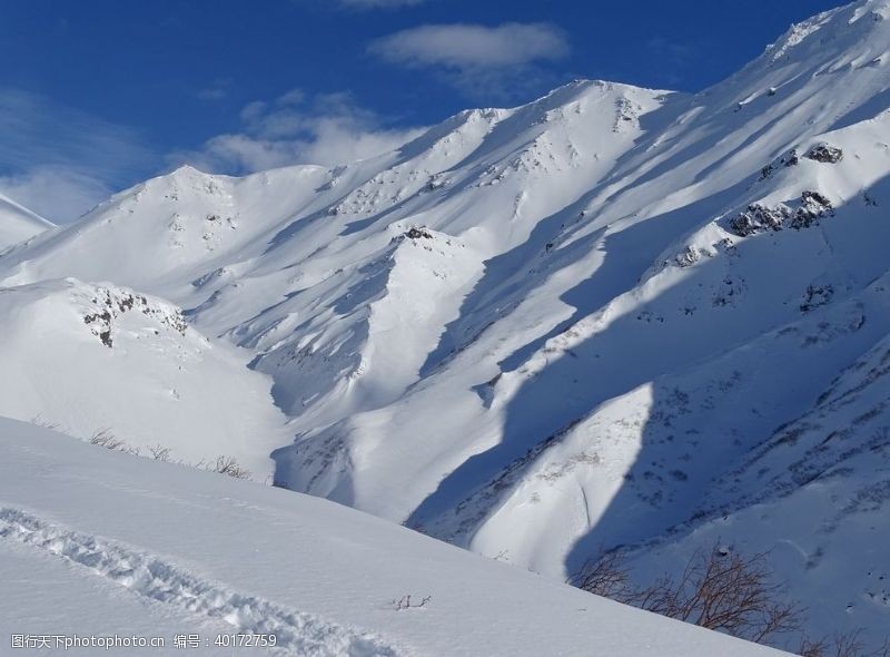 美景雪山雪景图片