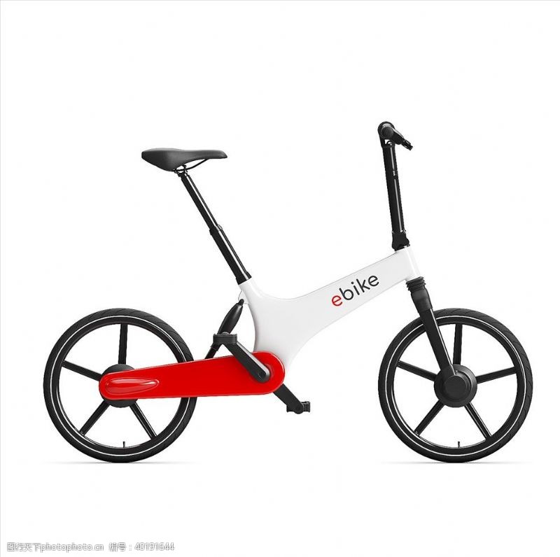 电动车C4D3DMAX模型电动自行车图片