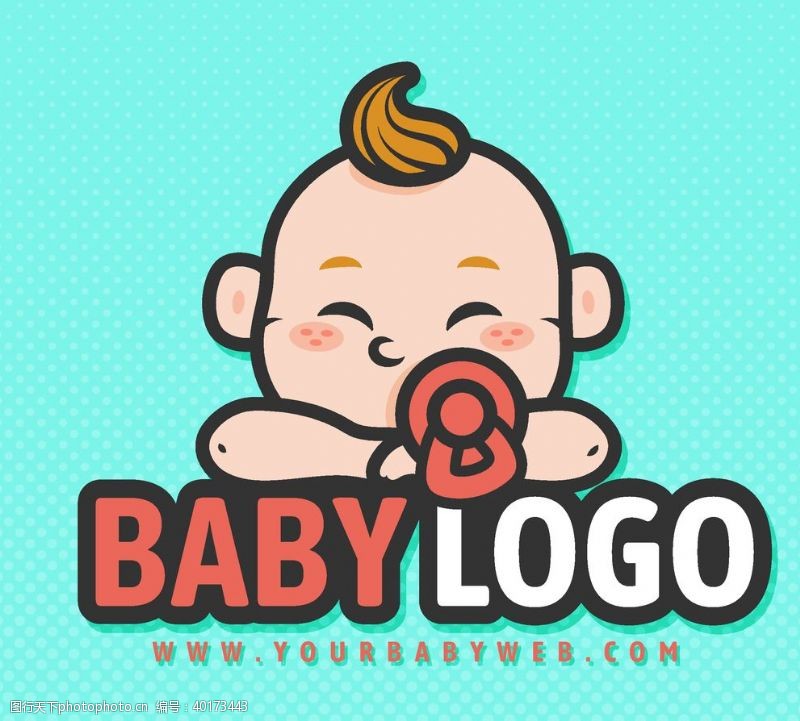 时尚个性图标创意宝宝logo图片