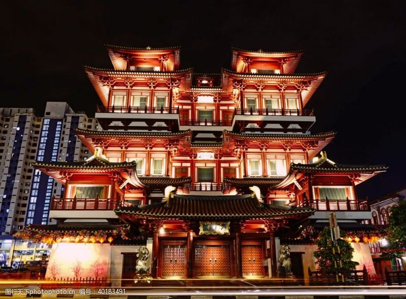 新加坡佛牙寺图片