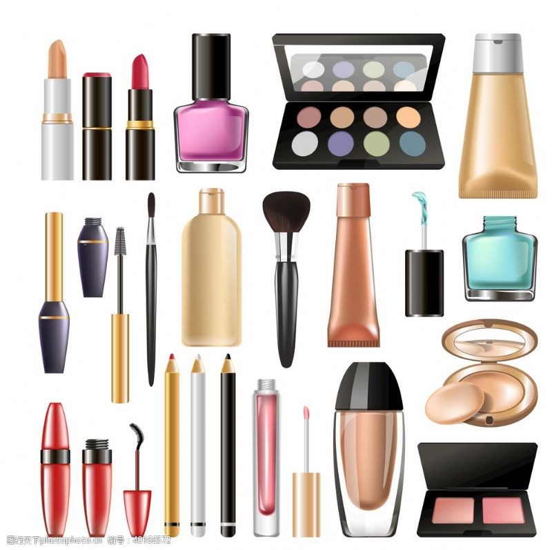 化妆品素材各种各样化妆品图片