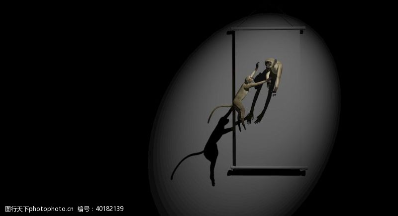 ktv娱乐猴子投影图片