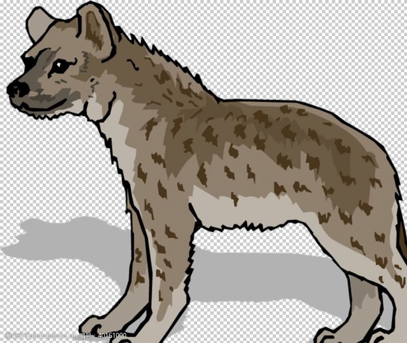 漫画狗鬣狗图片