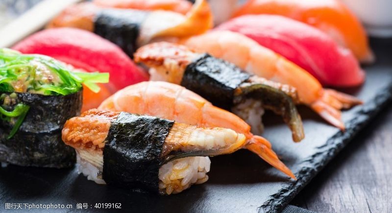 传统文化宣传日本料理寿司图片