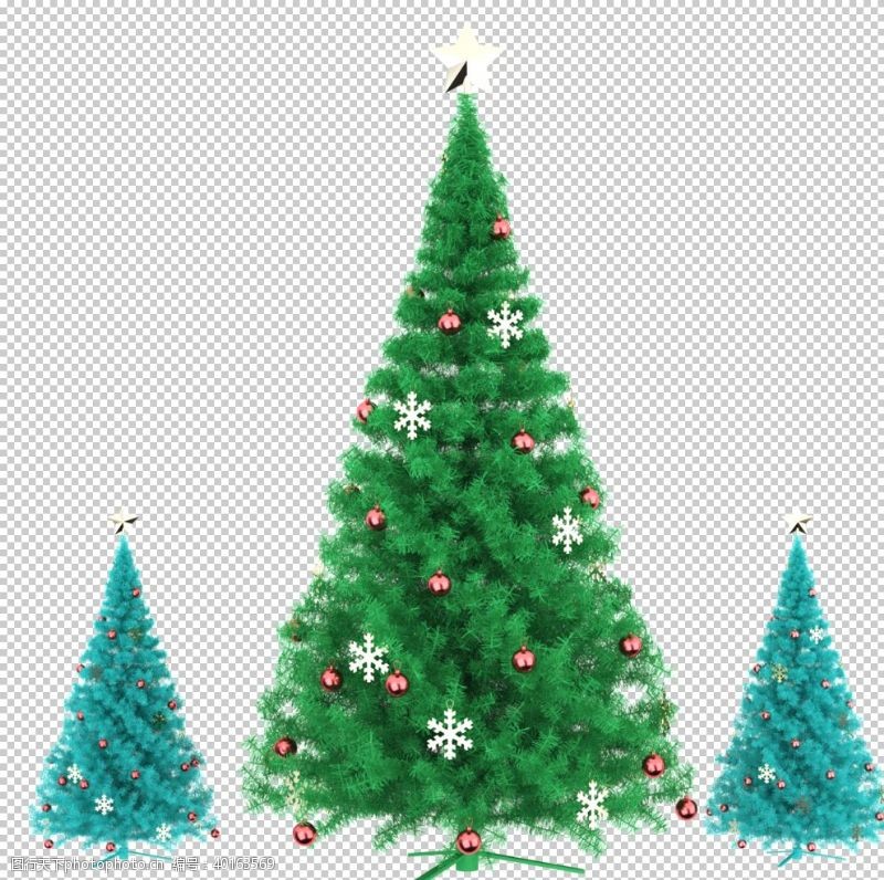 帽圣诞树素材图片