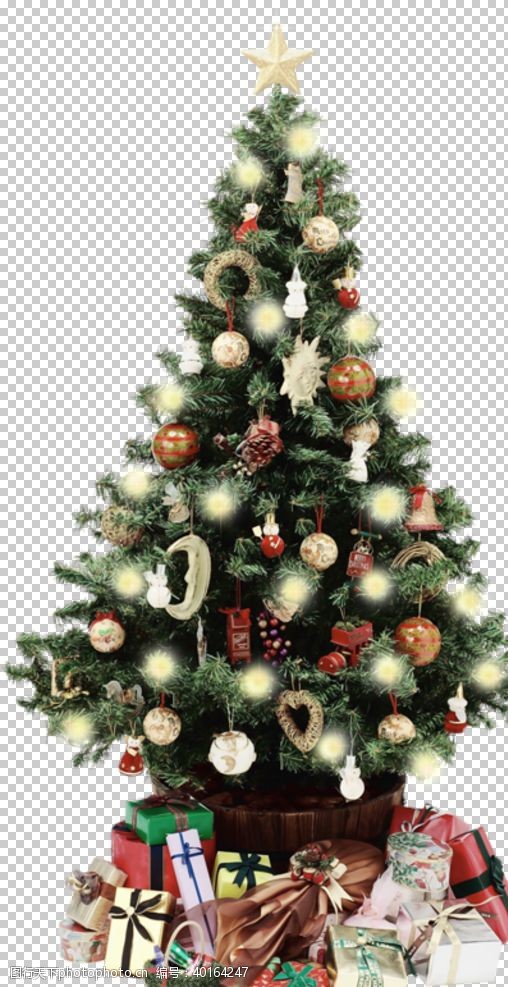 文案圣诞树素材图片