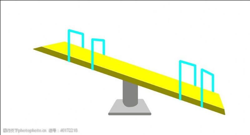滑梯矢量跷跷板图片