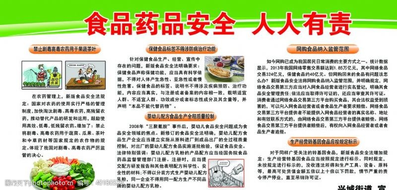 食品安全文化食品安全海报图片