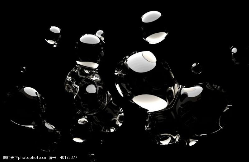 水滴设计水滴汽泡素材图片