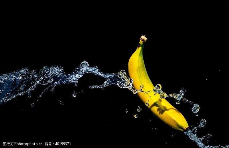 果蔬挂画香蕉海报图片