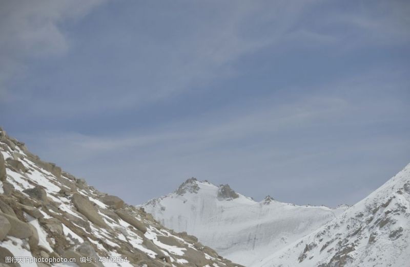 美景雪山雪景图片