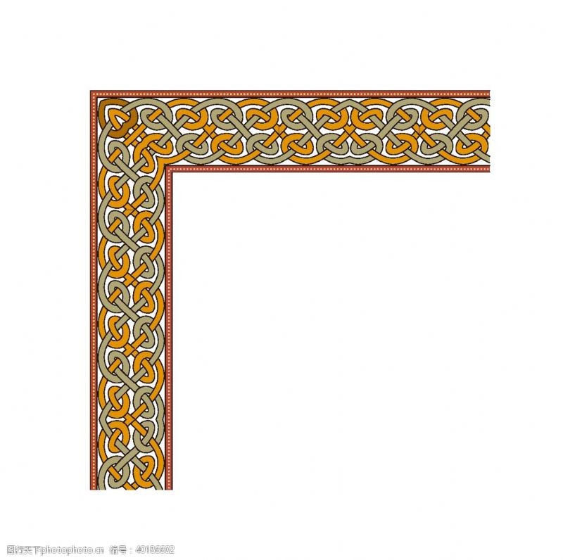 欧式边框边框花纹图片