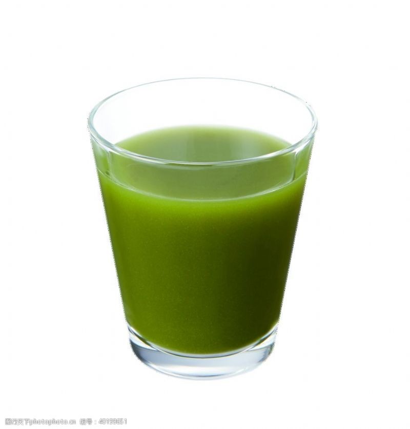 绿色茶叶大麦汁透明素材图片