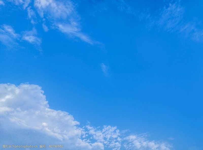 云朵素材蓝天白云图片