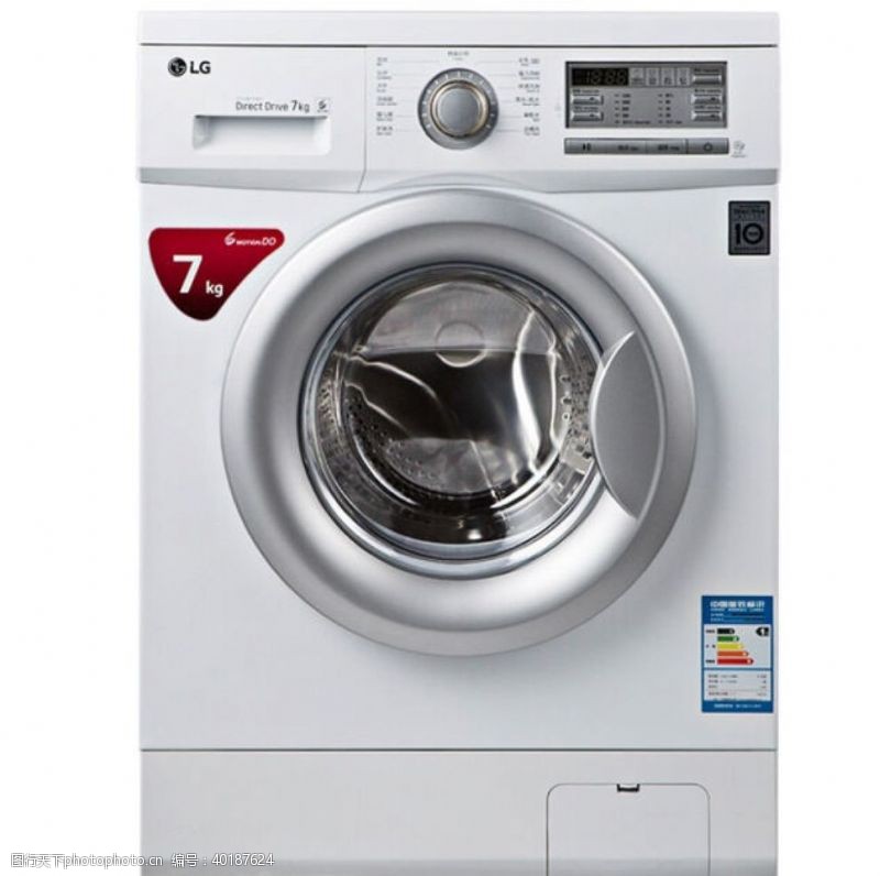 海报素材LG滚筒洗衣机图片