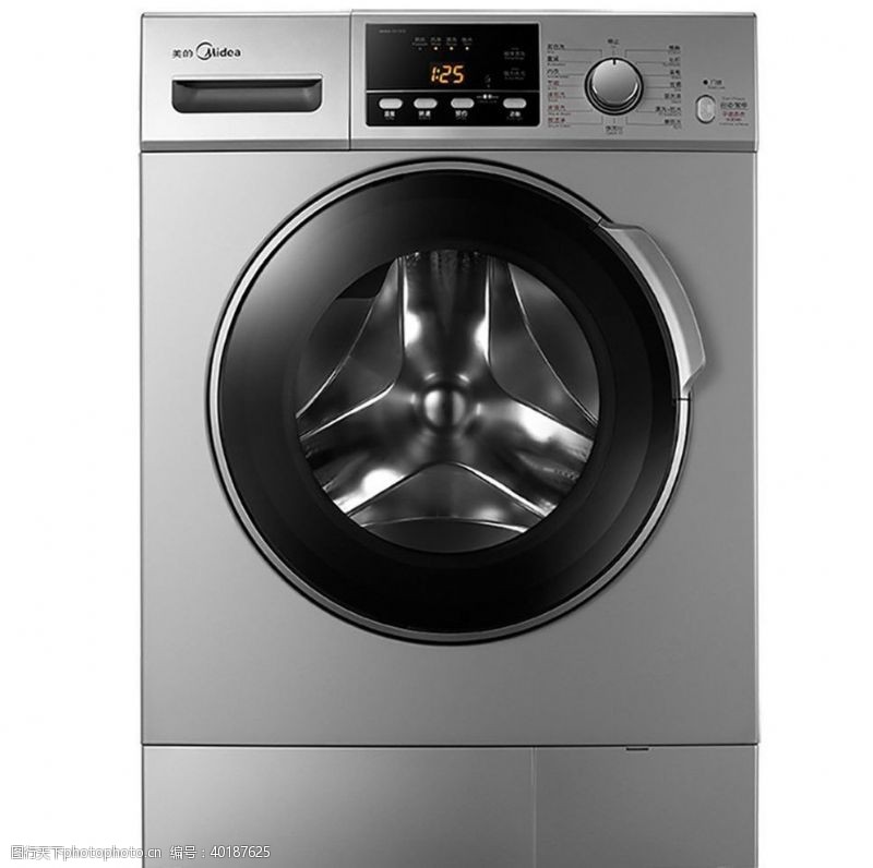 三菱广告美的滚筒洗衣机图片