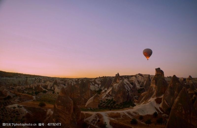 休闲旅游热气球图片