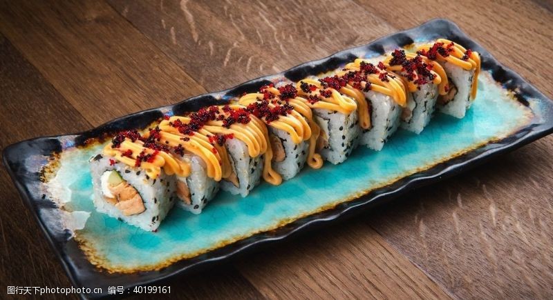 传统文化宣传日本料理寿司图片