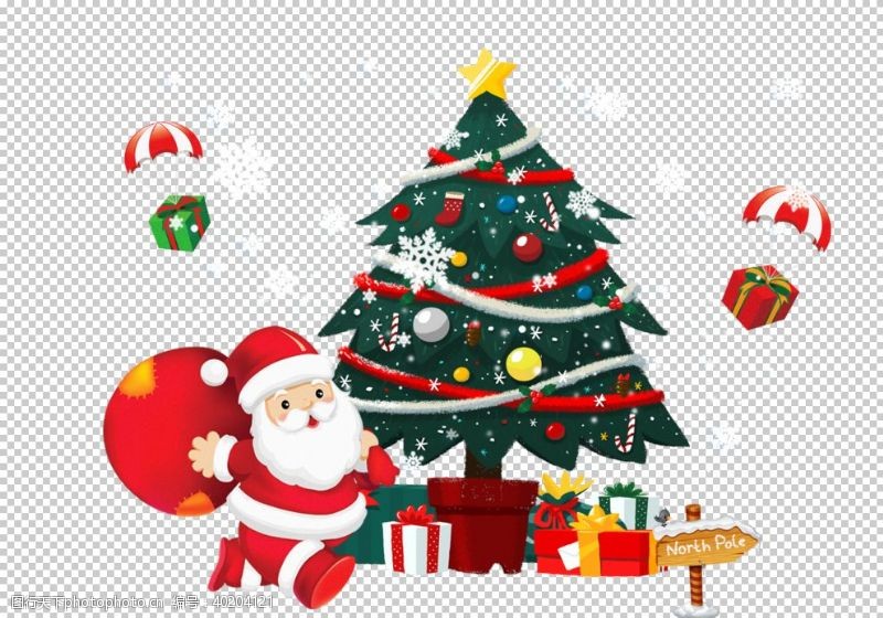 spa海报圣诞装饰背景元素图片