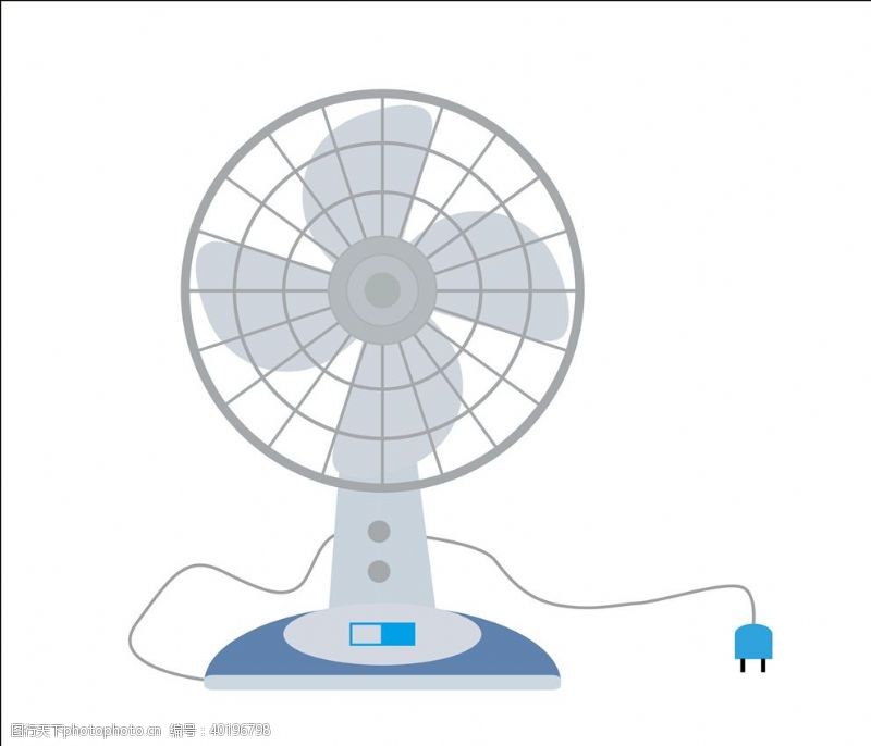 矢量电风扇图片