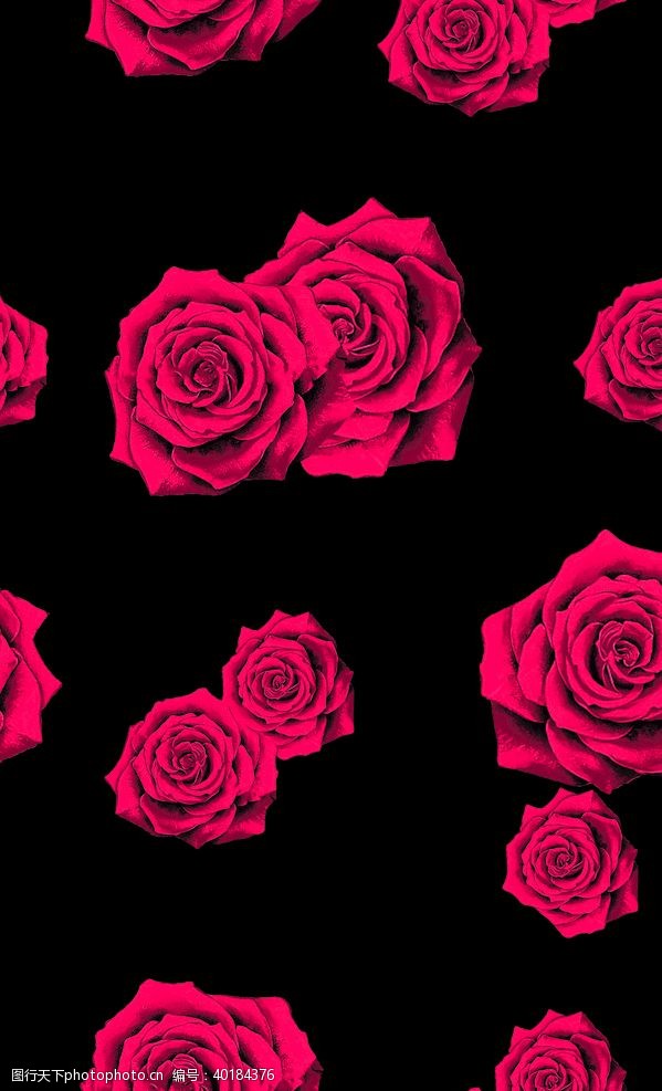 玫瑰花素材手绘玫瑰花图片