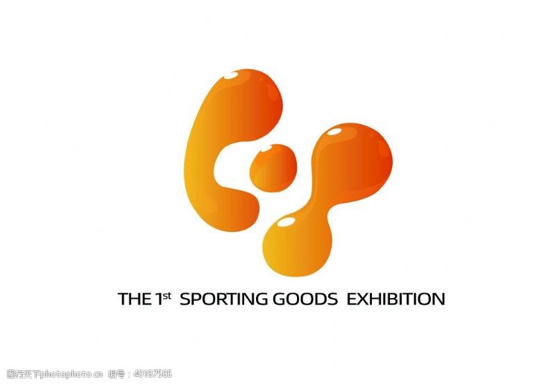 博览会水滴形运动感logo图片