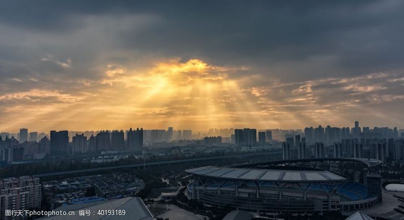 光效天空图片