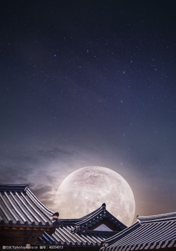 月亮背景图片