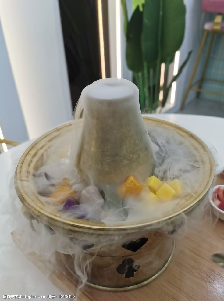 茶水芋圆火锅图片
