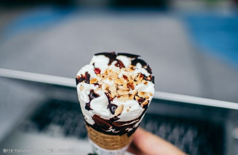 冰淇淋店冰激凌图片