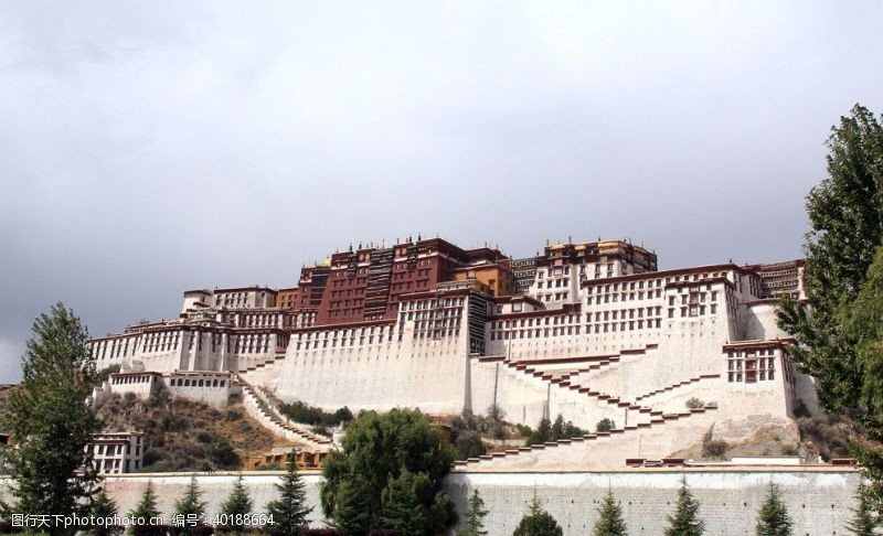 藏式布达拉宫图片