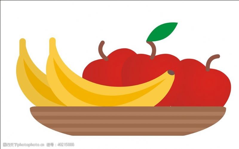 香蕉水果盘图片