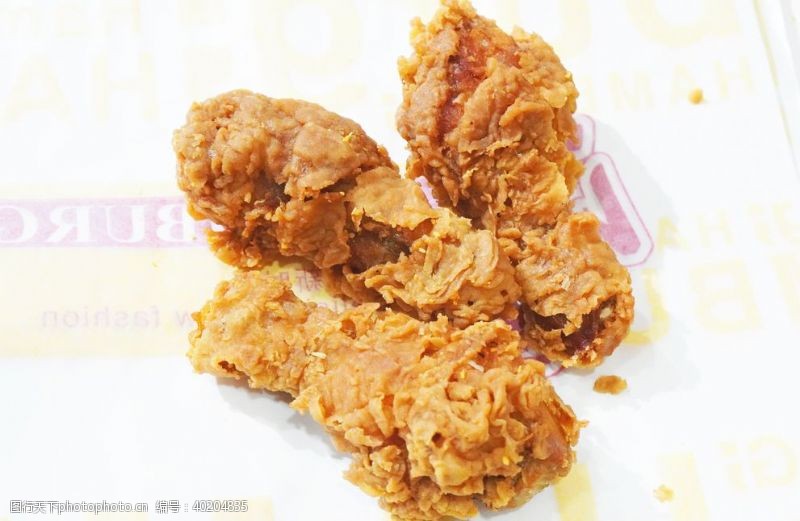 韩式烤肉炸鸡腿图片
