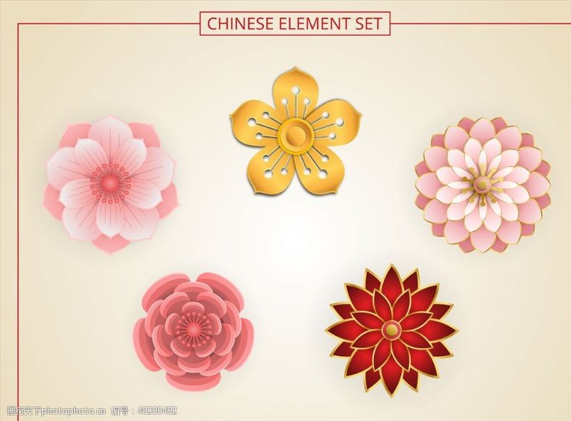 春节广告中国新年元素图片
