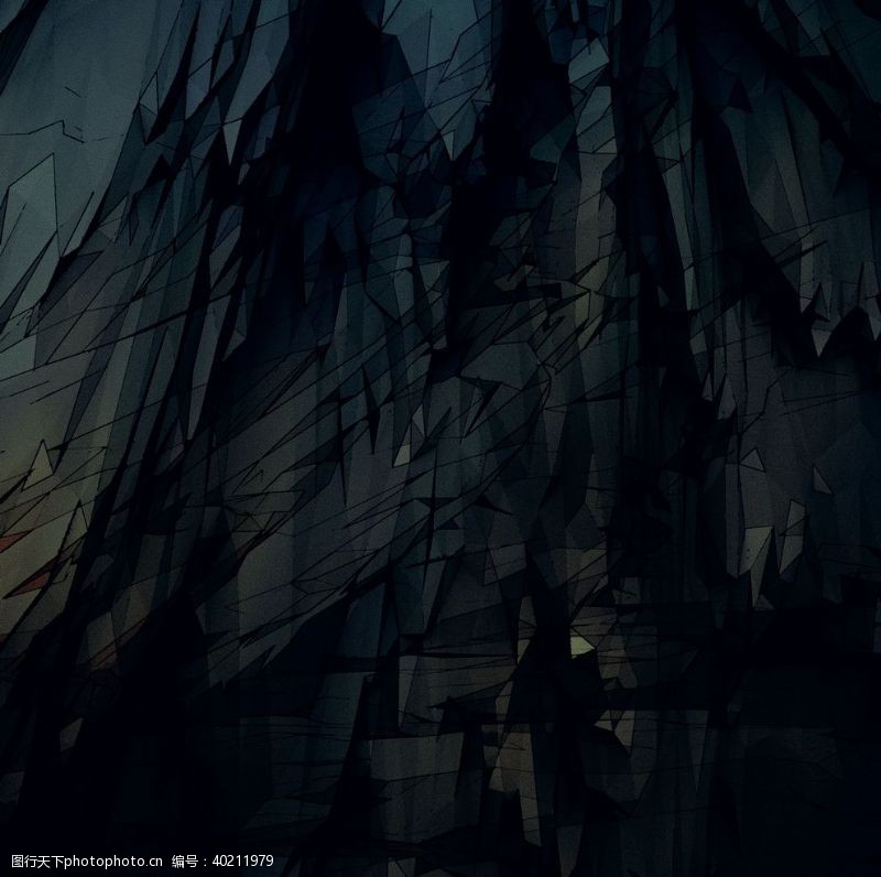 魔幻抽象洞穴背景图片