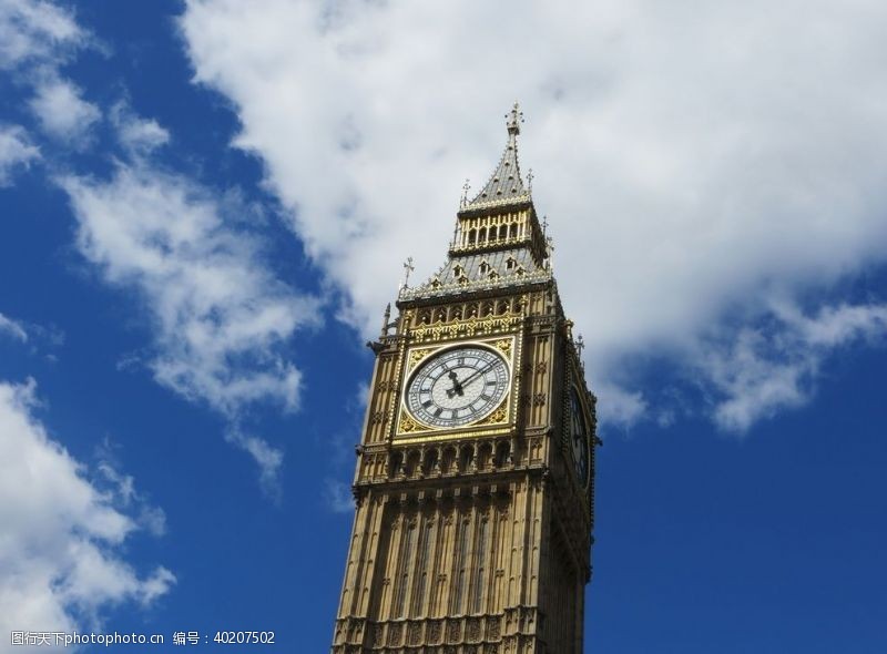 伦敦国会大厦大本钟图片