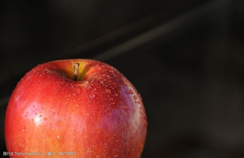 绿色水果红富士苹果图片