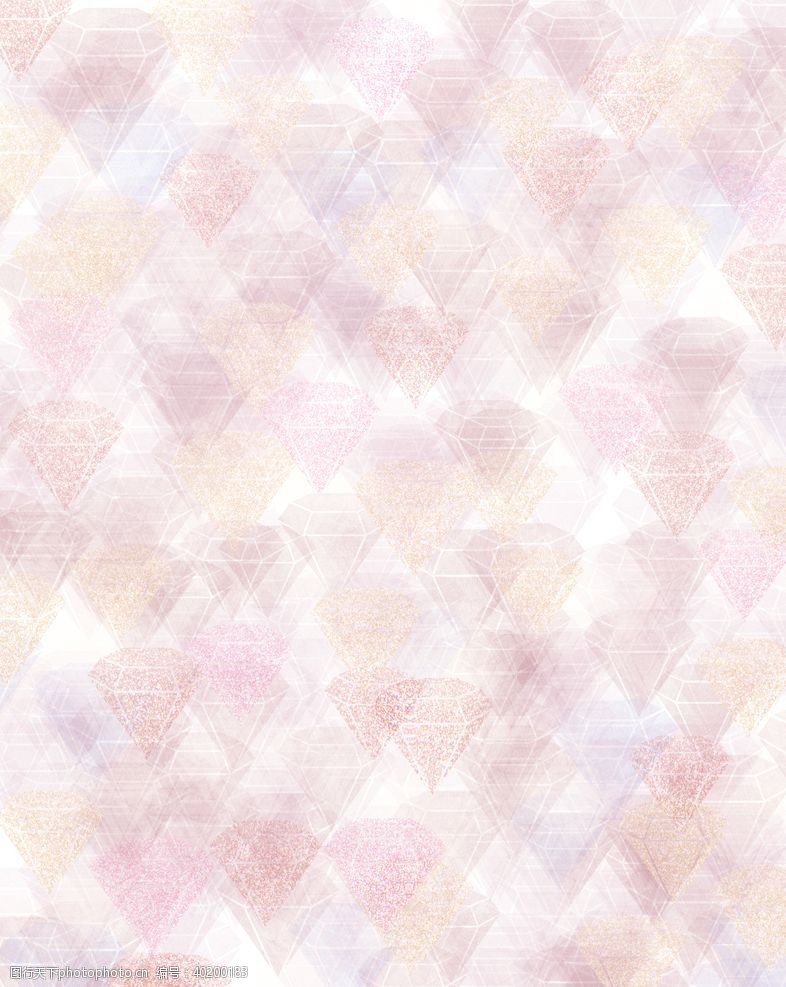 粉色几何背景ins风抽象彩色金粉背景图片