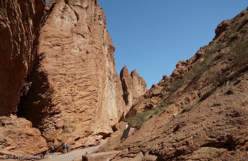 新疆风景库车大峡谷图片
