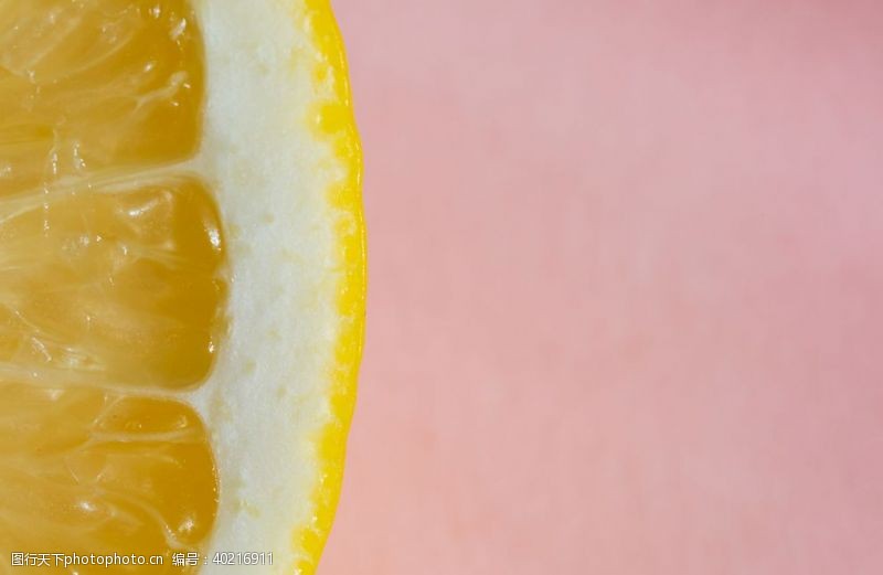 水果色背景柠檬图片