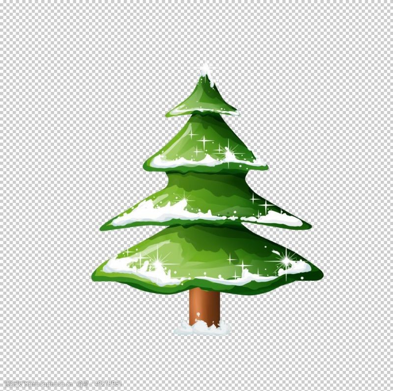 字体素材圣诞树素材图片