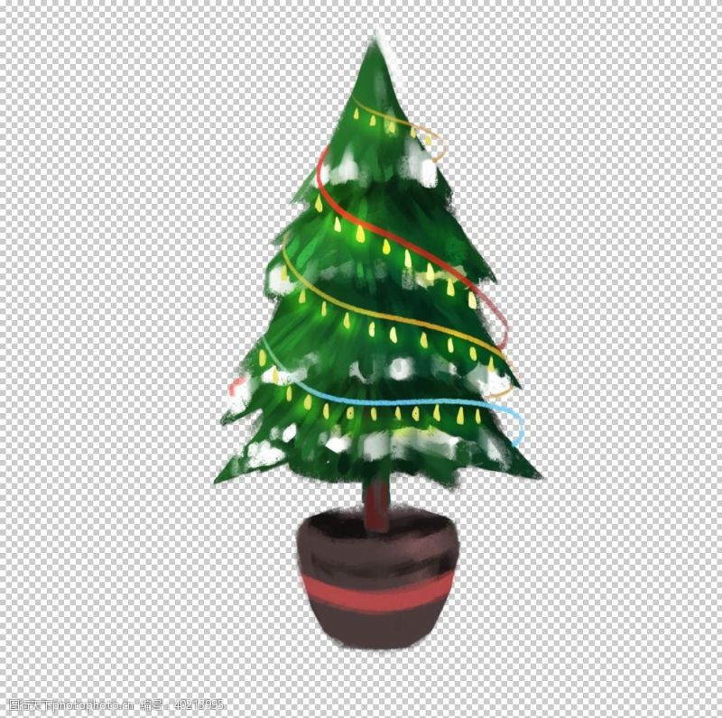 帽子圣诞树素材图片
