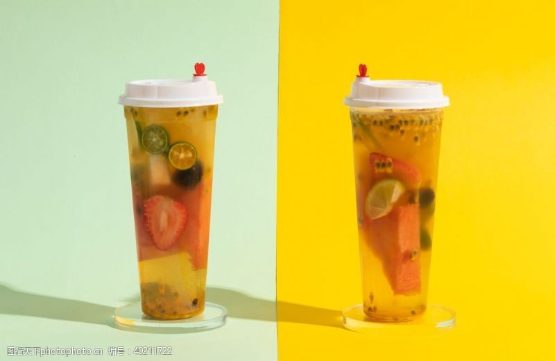 水果饮料海报水果茶图片