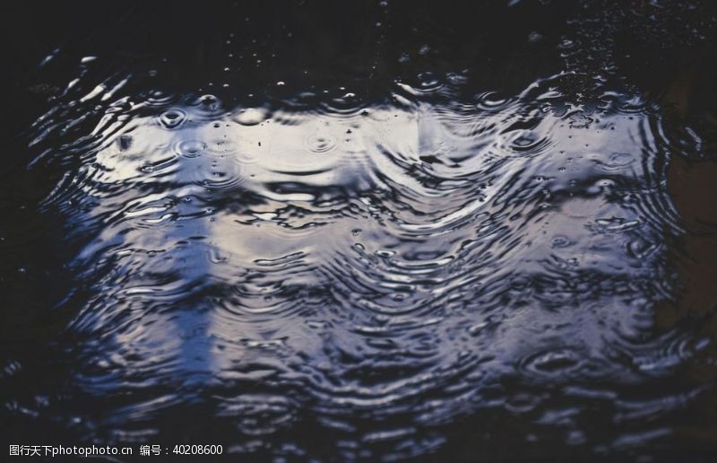水滴雨图片
