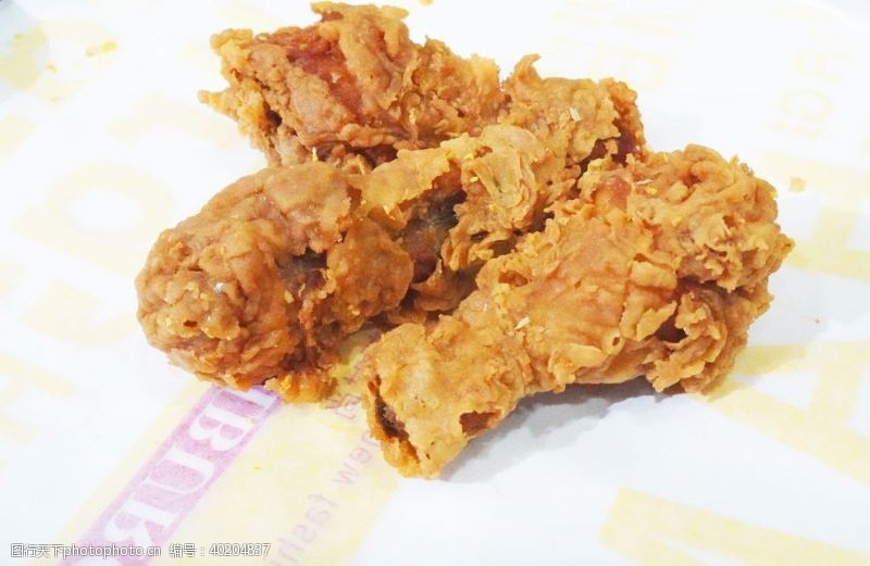 韩式烤肉炸鸡腿图片